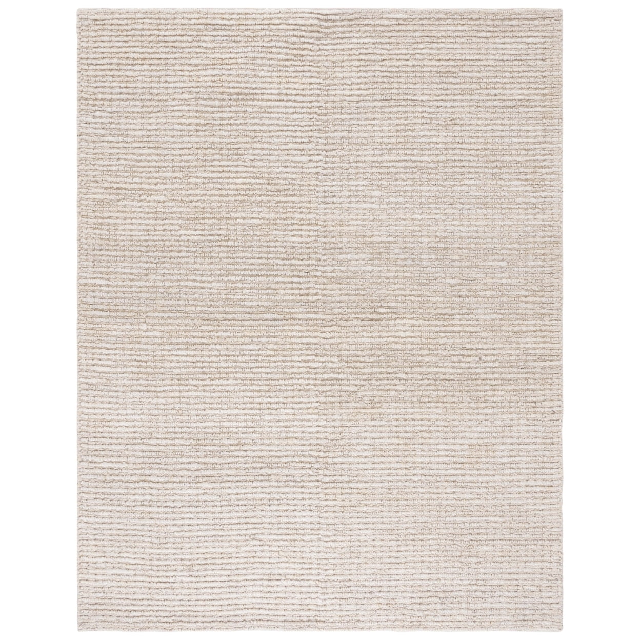 Ivory Elemental Essence 6' x 9' Handwoven Jute Area Rug