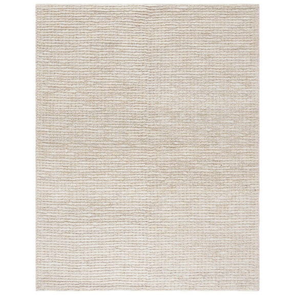 SAFAVIEH Natural Fiber Sheryll Solid Area Rug, Ivory, 6' x 9'