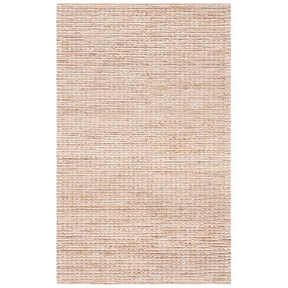 SAFAVIEH Natural Fiber Sheryll Solid Area Rug, Natural/Ivory, 6' x 9'