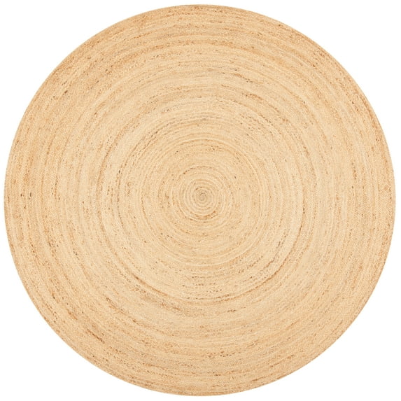 SAFAVIEH Natural Fiber Simonette Solid Area Rug, Natural, 11' x 11' Round