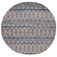 thumbnail image 1 of SAFAVIEH Natural Fiber Tayler Geometric Area Rug, Blue/Natural, 6' x 6' Round, 1 of 8