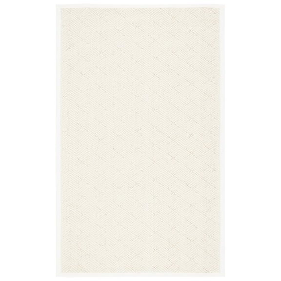 SAFAVIEH Natural Fiber Thaddeus Geometric Area Rug, Ivory, 5' x 8'