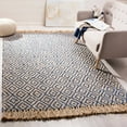 thumbnail image 1 of SAFAVIEH Natural Fiber Thomas Geometric Jute Area Rug, Tropical Blue/Natural, 8' x 10', 1 of 8