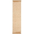 thumbnail image 1 of SAFAVIEH Natural Fiber Thomas Geometric Jute Runner Rug, Ivory/Natural, 2'3" x 8', 1 of 6