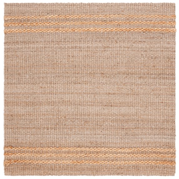 SAFAVIEH Natural Fiber Trinity Solid Area Rug, Natural, 6' x 6' Square