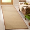 thumbnail image 1 of SAFAVIEH Natural Fiber Urban Striped Sisal Runner Rug, Multi/Light Brown, 2'6" x 8', 1 of 6