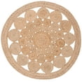 thumbnail image 1 of SAFAVIEH Natural Fiber Virginia Geometric Area Rug, Natural, 6' x 6' Round, 1 of 8