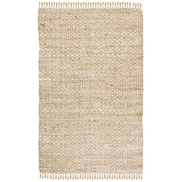 SAFAVIEH Natural Fiber Vivian Geometric Area Rug, Natural/Grey, 3' x 5'