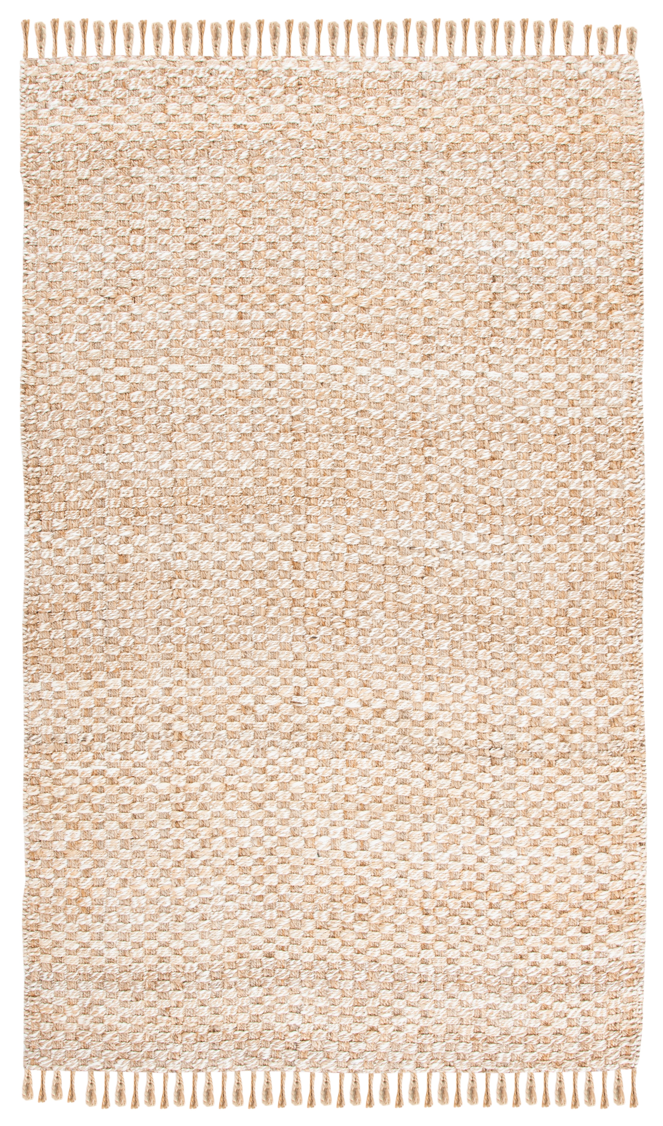 Ivory Elegance 36'' Wool Flat Woven Non-slip Area Rug