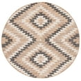 thumbnail image 1 of SAFAVIEH Natural Fiber Watson Geometric Area Rug, Natural/Black, 6' x 6' Round, 1 of 8