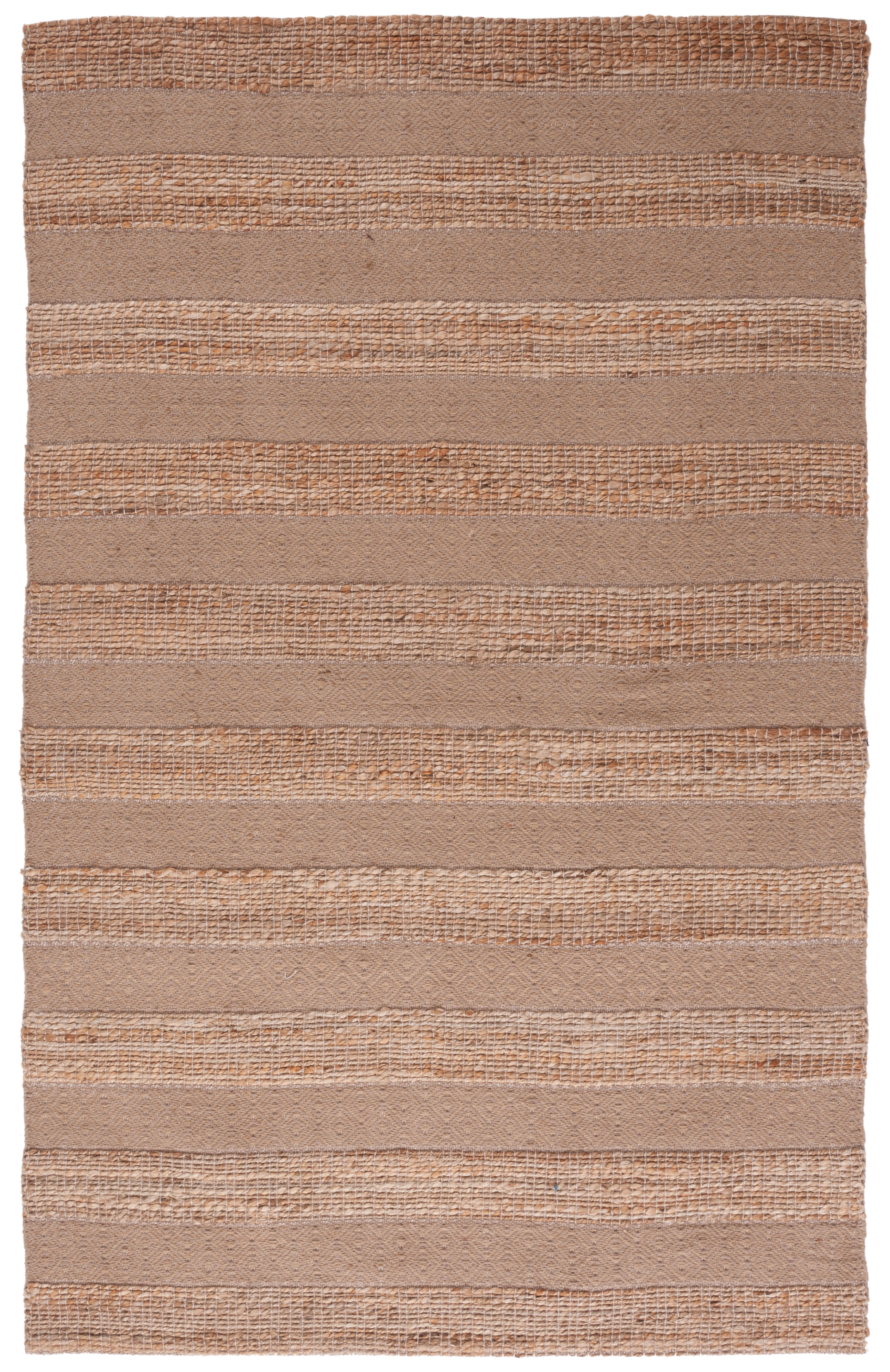 SAFAVIEH Natural Fiber Wenonah Striped Area Rug, Taupe/Natural, 6' x 9'