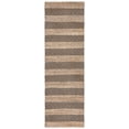 thumbnail image 1 of SAFAVIEH Natural Fiber Wenonah Striped Runner Rug, Charcoal/Natural, 2'3" x 8', 1 of 8