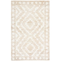 SAFAVIEH Natural Fiber Wesley Solid Area Rug, Ivory/Natural, 8' x 10'
