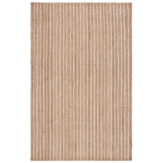 SAFAVIEH Natural Fiber Wilmer Striped Area Rug, Natural/Ivory, 5' x 8'