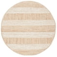 thumbnail image 1 of SAFAVIEH Natural Fiber Winton Striped Area Rug, Natural/Ivory, 6' x 6' Round, 1 of 7