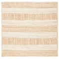 thumbnail image 1 of SAFAVIEH Natural Fiber Winton Striped Area Rug, Natural/Ivory, 6' x 6' Square, 1 of 7
