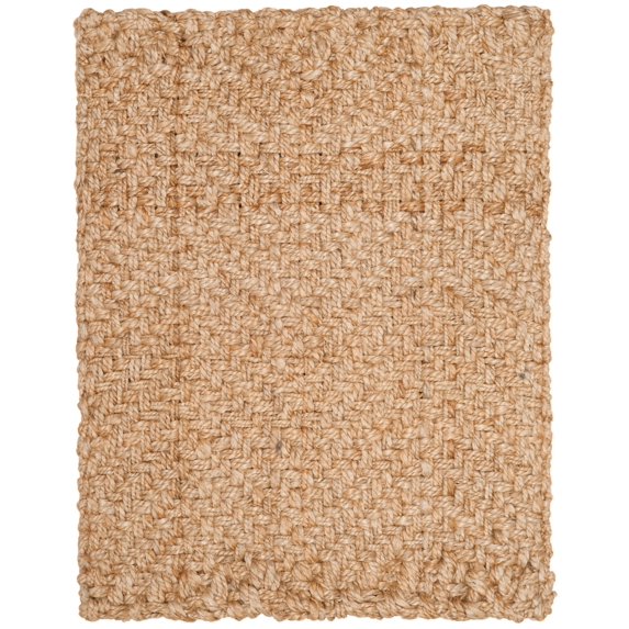 SAFAVIEH Natural Fiber Xavier Braided Jute Area Rug, Natural, 2'3" x 4'