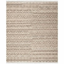 SAFAVIEH Natural Kilim Blaine Geometric Area Rug, Natural/Ivory, 6' x 9'