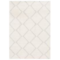 SAFAVIEH Neptune Myles Diamond Area Rug, Ivory/Grey, 5'3" x 7'6"