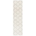 thumbnail image 1 of SAFAVIEH Neptune Myles Diamond Runner Rug, Ivory/Grey, 2'2" x 8', 1 of 7