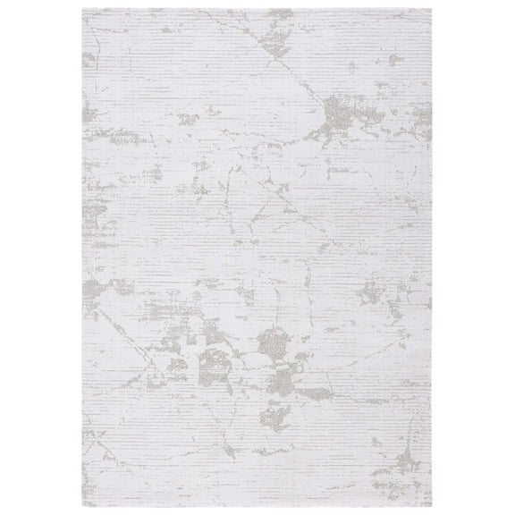 SAFAVIEH Neptune Shaelyn Abstract Area Rug, Light Gray/Gray, 8' x 10'