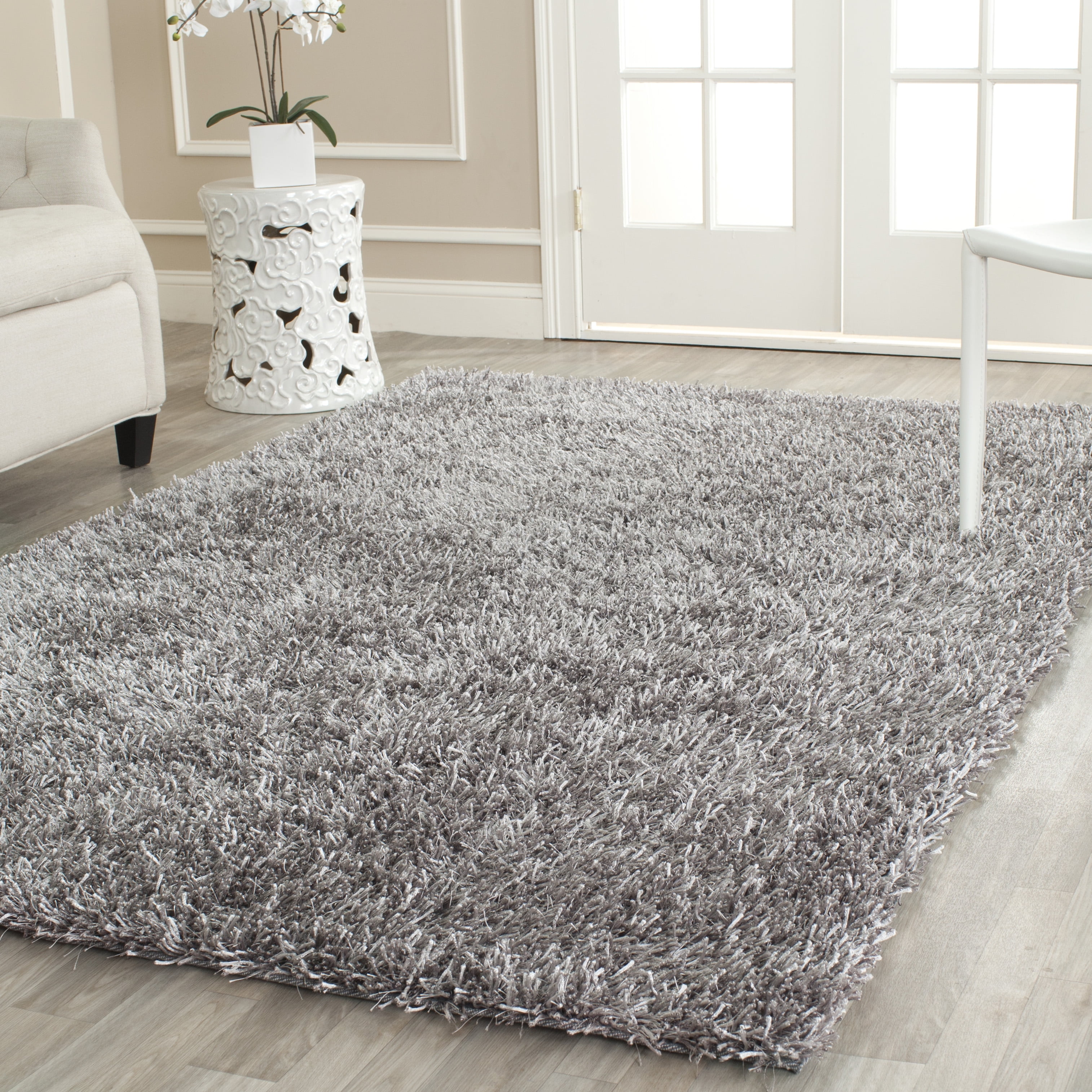 Safavieh Durable Hard Surface and Carpet Non Slip Rug Pad - Grey 3' x 5' 3'  x 5' Rectangle