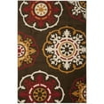 thumbnail image 1 of SAFAVIEH Newbury Chauncey Floral Area Rug, Brown/Red, 5'1" x 7'6", 1 of 5