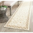 thumbnail image 1 of SAFAVIEH Newport Averill Geometric Borders Cotton Runner Rug, Taupe/Beige, 2'3" x 10', 1 of 4
