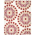 thumbnail image 1 of SAFAVIEH Newport Hallam Abstract Area Rug, Cranberry/Cream, 8' x 10', 1 of 6