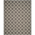 thumbnail image 1 of SAFAVIEH Newport Joselyn Geometric Cotton Area Rug, Grey/Ivory, 5' x 5' Square, 1 of 10