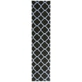 thumbnail image 1 of SAFAVIEH Newport Joselyn Geometric Cotton Runner Rug, Black/Blue, 2'3" x 10', 1 of 5