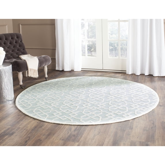 SAFAVIEH Newport NPT441B Light Blue / White Rug