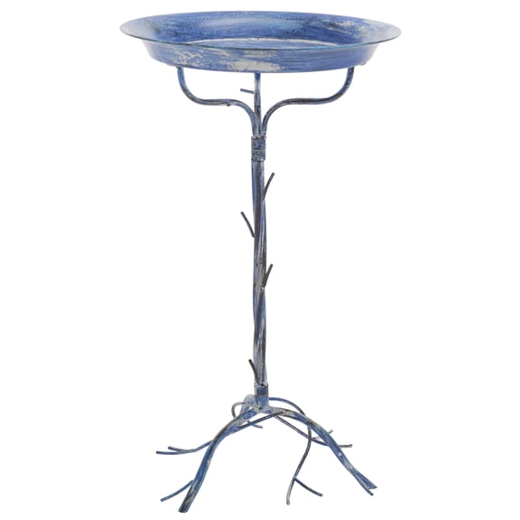 SAFAVIEH Nigel Outdoor Patio Bird Bath, Mossy Blue