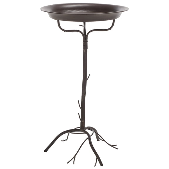SAFAVIEH Nigel Outdoor Patio Bird Bath, Rustic Brown