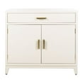 thumbnail image 1 of SAFAVIEH Nigel Solid Classic 2 Door 1 Drawer Chest, White, 1 of 11