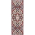 thumbnail image 1 of SAFAVIEH Nirvana Comhgham Geometric Area Rug, Cream/Red, 8' x 10', 1 of 5