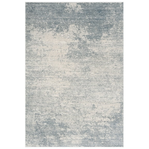 SAFAVIEH Noble Caryl Abstract Area Rug, Light Blue/Ivory, 8' x 10'