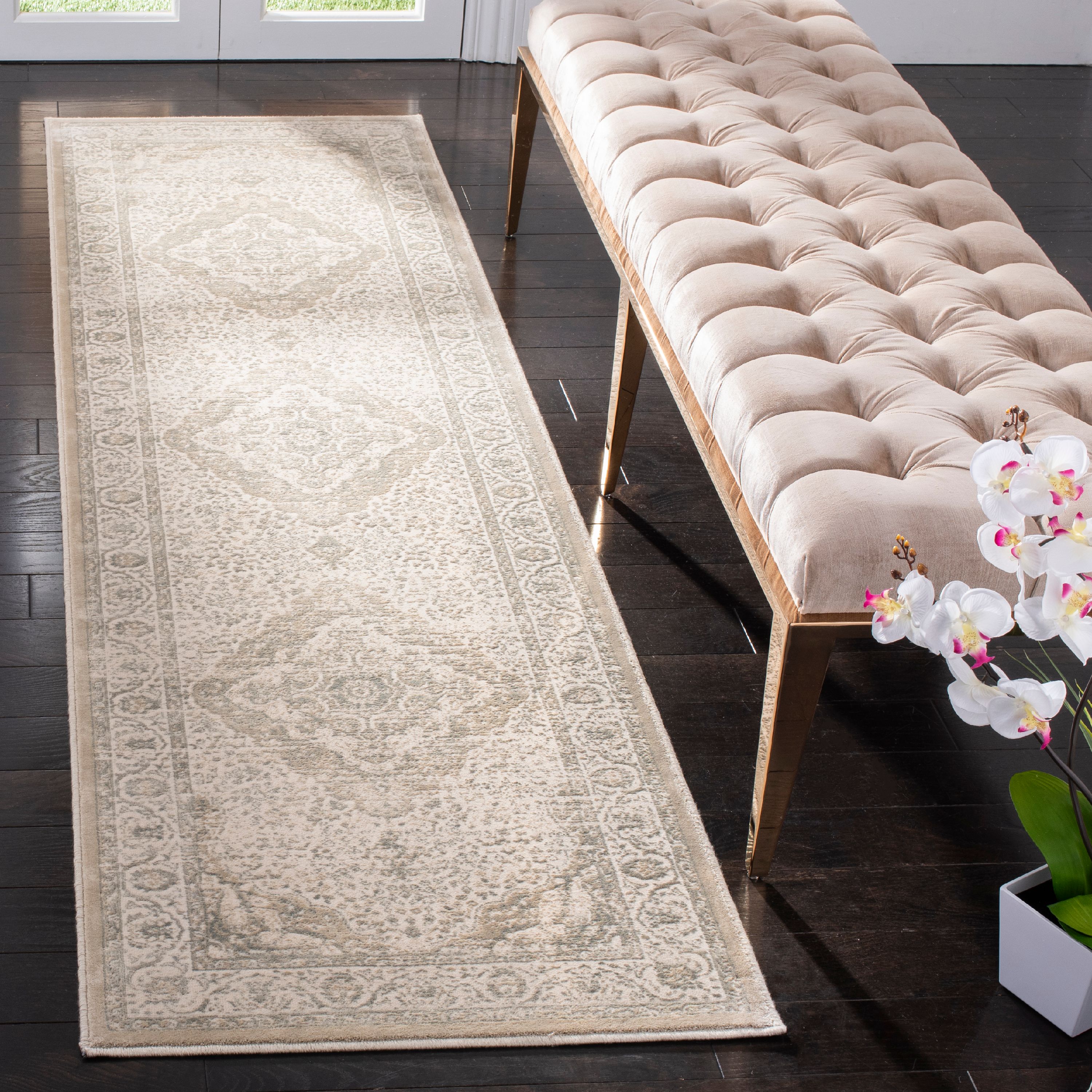 SAFAVIEH Noble Collection NBL692-7480 Silver / Cream Rug - Walmart.com