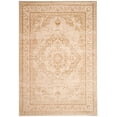 thumbnail image 1 of SAFAVIEH Noble Jaron Floral Bordered Area Rug, Light Beige/Cream, 4' x 5'7", 1 of 4