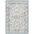 thumbnail image 1 of SAFAVIEH Noble Winchester Floral Bordered Area Rug, Dark Blue/Ivory, 4' x 5'7", 1 of 7