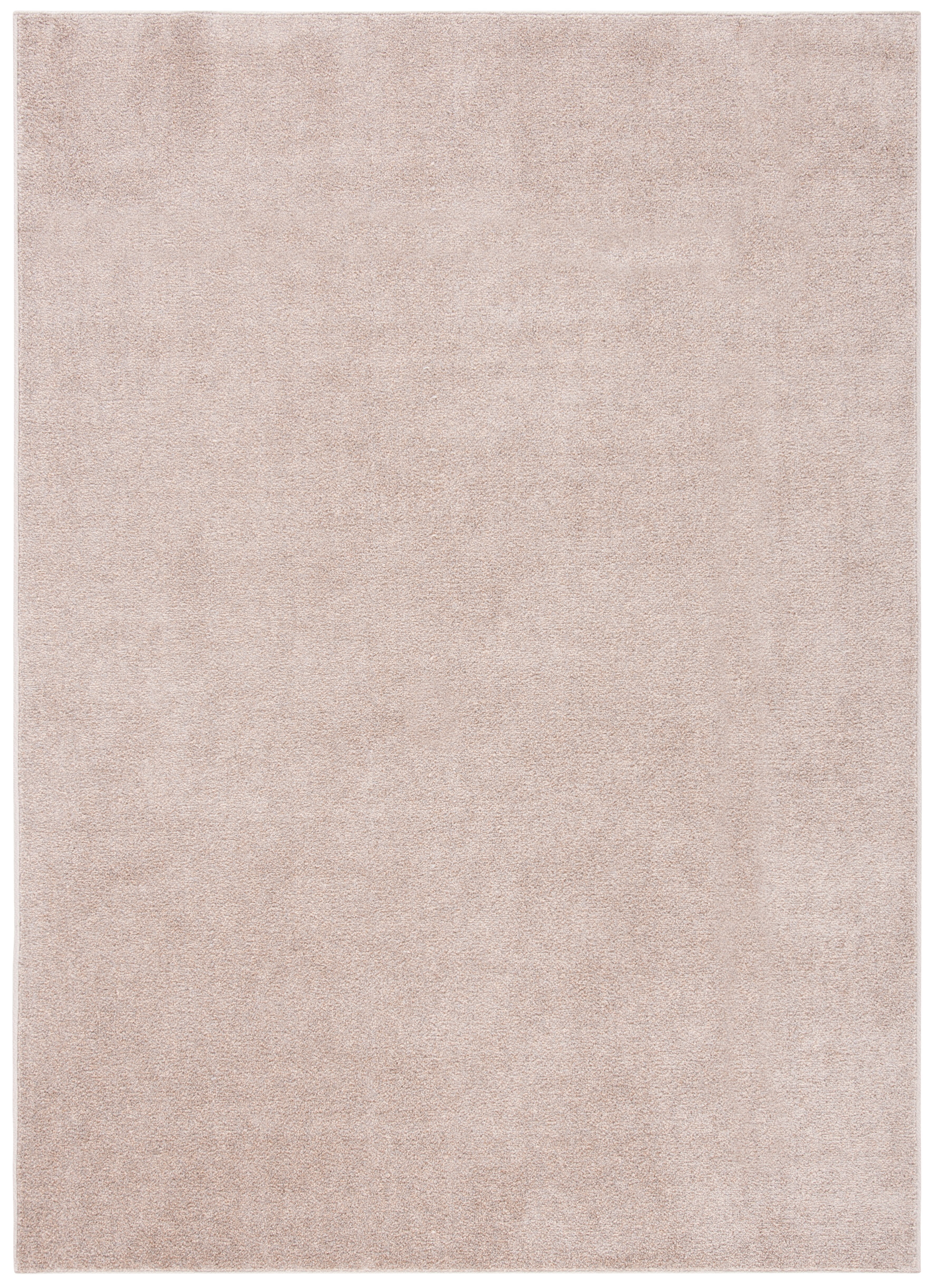 Taupe Non-Slip Synthetic Area Rug with Gel Backing