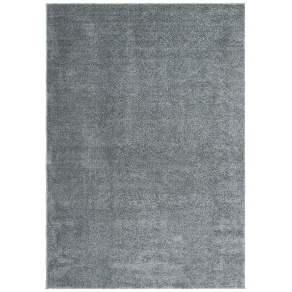 SAFAVIEH Non-Slip Utica Solid Area Rug, Grey, 6'7" x 9'