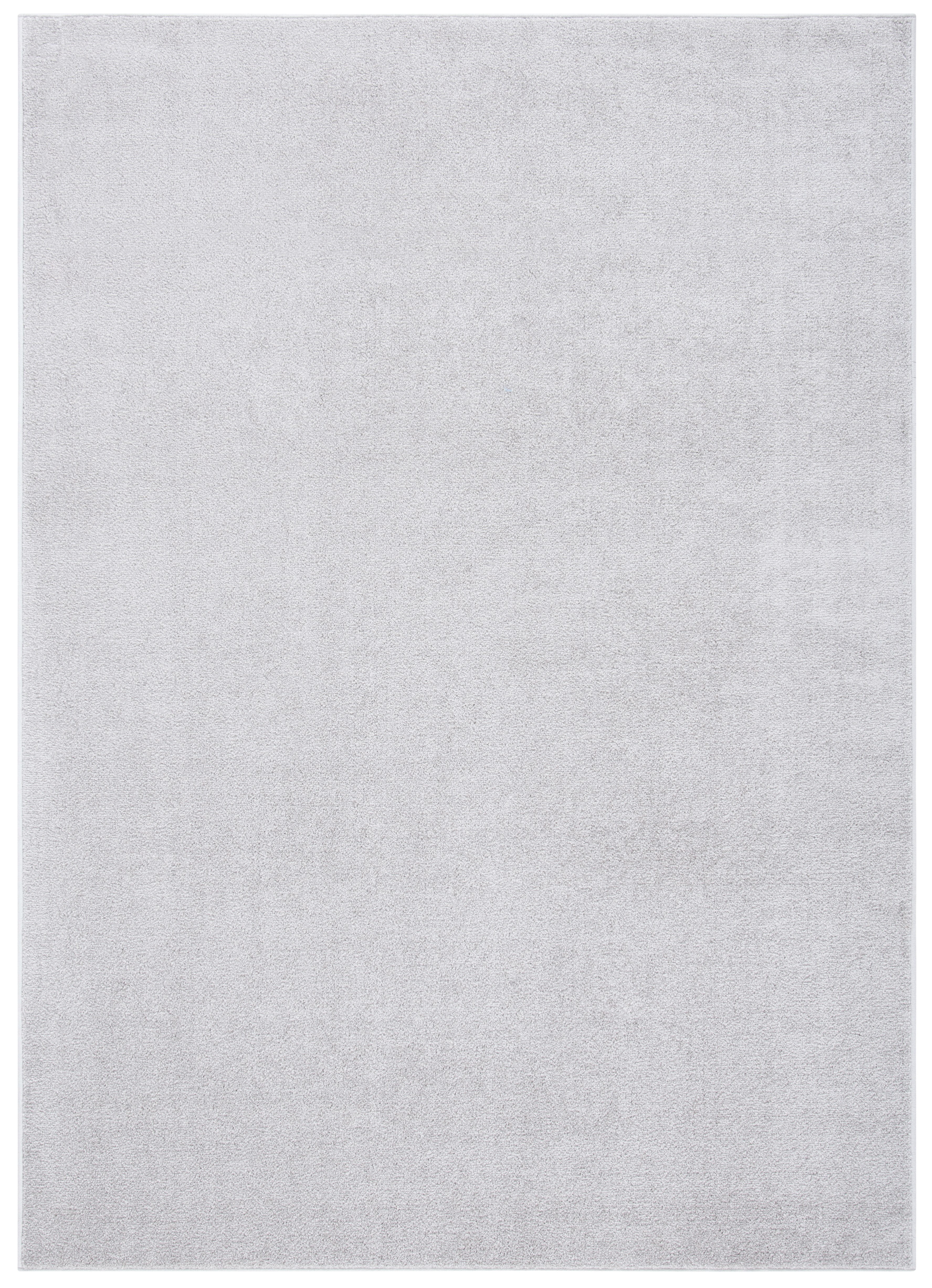 Luxurious Grey Hand-Knotted 3'x5' Synthetic Area Rug