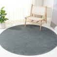 thumbnail image 1 of Safavieh Non-Slip Seachlann Solid Area Rug, Gray, 6'7" x 6'7" Round, 1 of 11