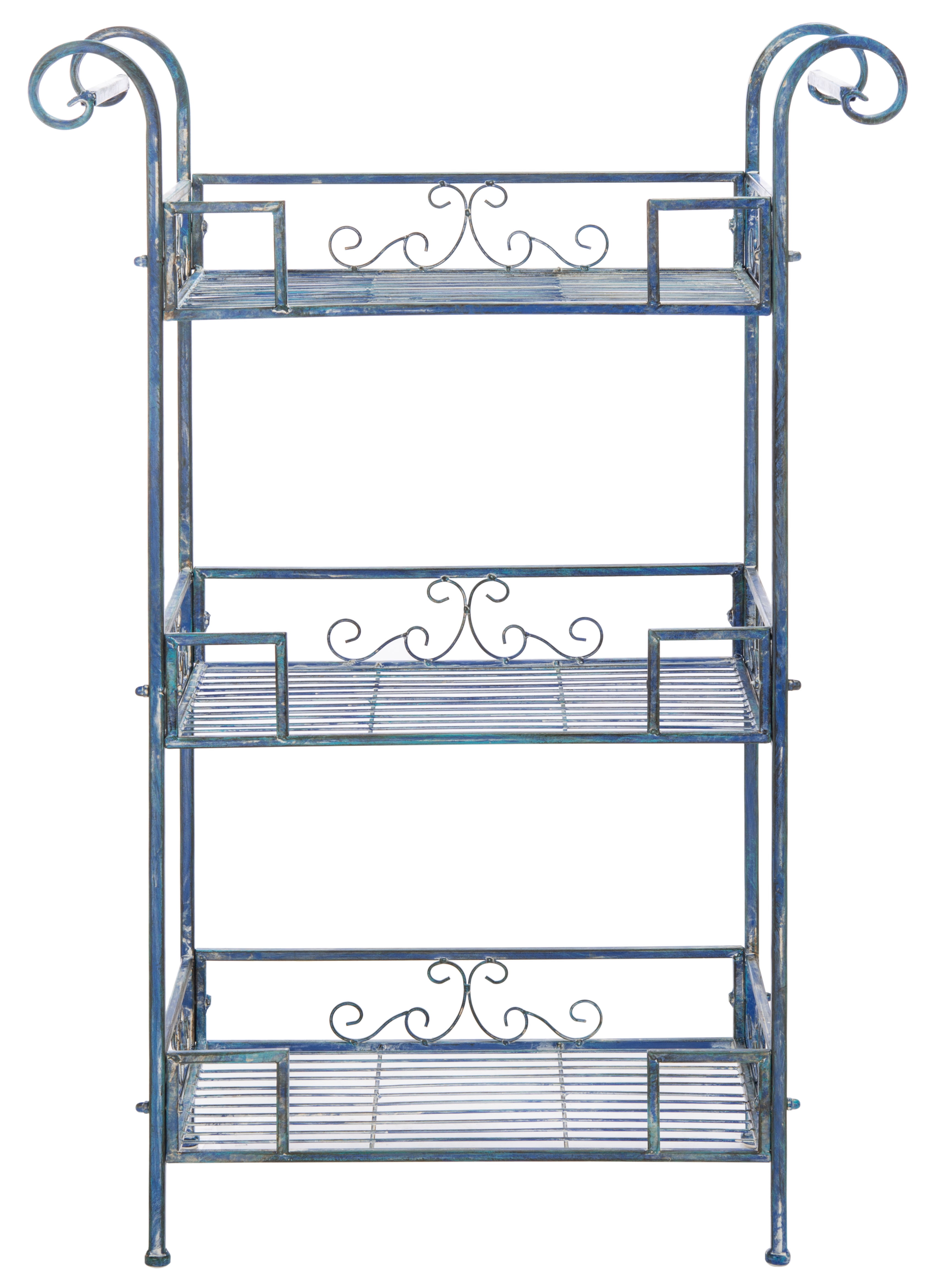 Safavieh Noreen Contemporary Outdoor Shelving Unit, Metal, Antique