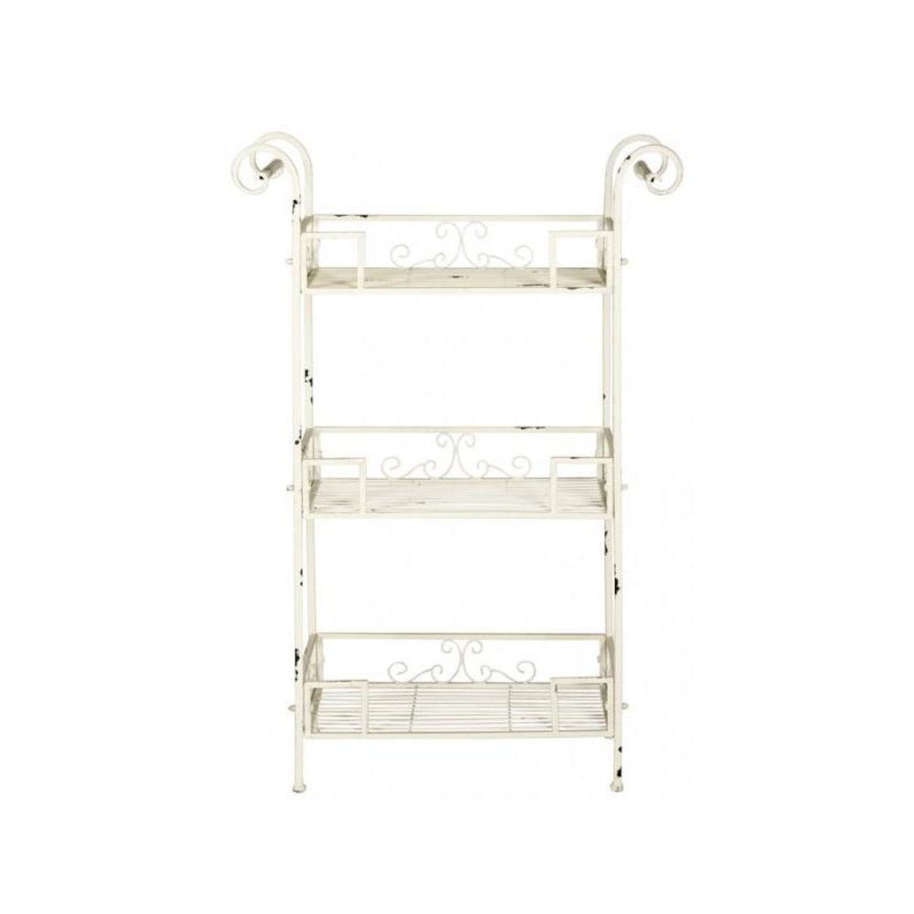 SAFAVIEH Noreen Outdoor Patio 3 Tier Shelf, Antique White