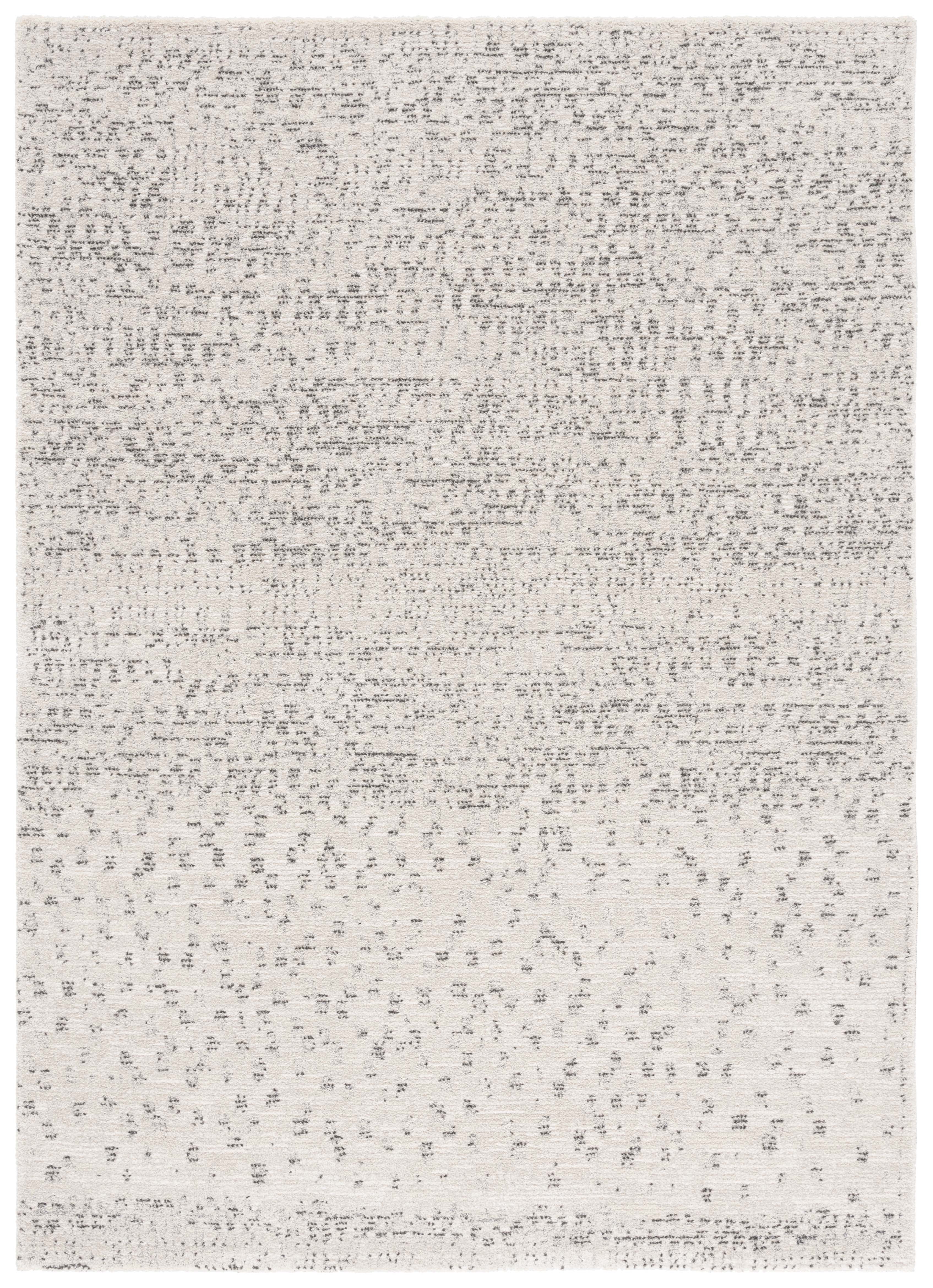 SAFAVIEH Northport Blair Abstract Area Rug, Ivory/Charcoal, 4' x 6'