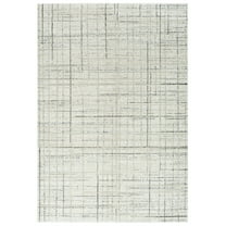 SAFAVIEH Northport Coilean Abstract Area Rug, Ivory/Charcoal, 8' x 10'