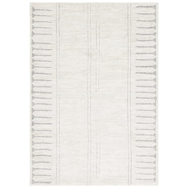 SAFAVIEH Northport Sampson Abstract Area Rug, Ivory/Gray, 8' x 10'