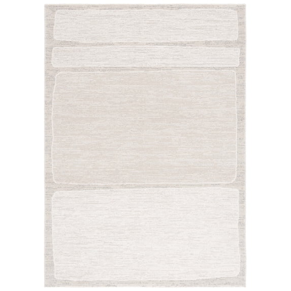 SAFAVIEH Northport Varvara Abstract Area Rug, Ivory/Gray, 4' x 6'
